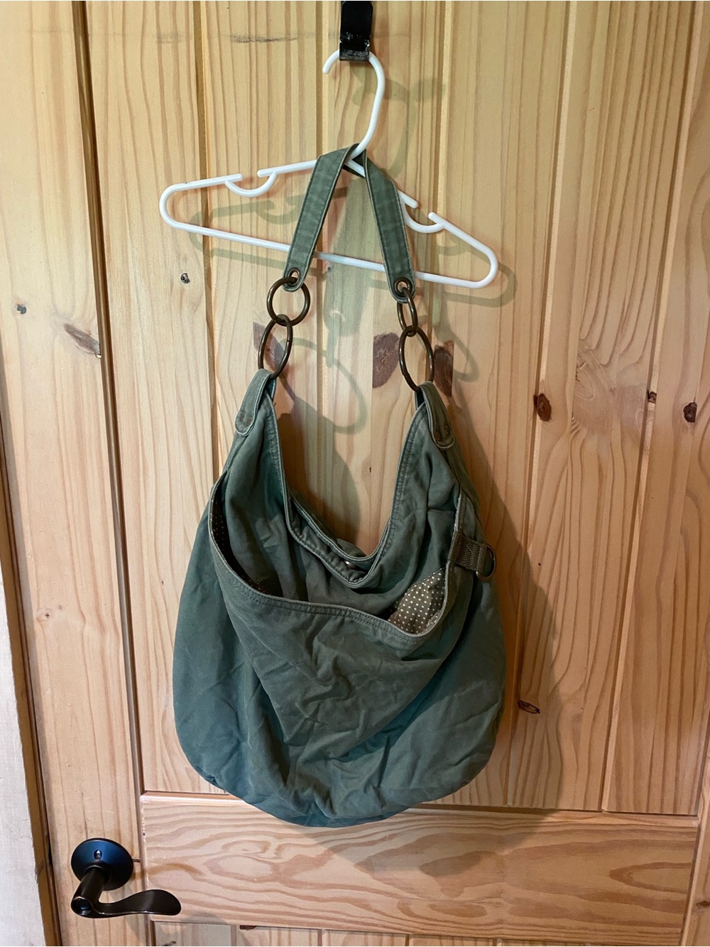 American Eagle Olive Green Hobo Shoulder Bag